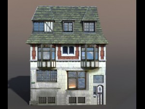 apartment house 44 Modèle 3D