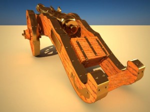 cannon miniature Modelo 3D