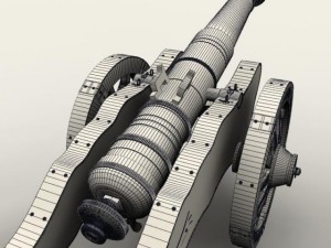 cannon miniature Modelo 3D