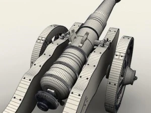 cannon miniature 3D Model