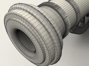 cannon miniature Modelo 3D