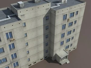 residential buildings pack 3D Model