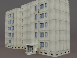 residential buildings pack Model 3D