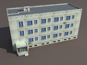 residential buildings pack Model 3D