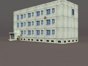 residential buildings pack Model 3D