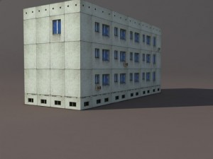 residential buildings pack Model 3D