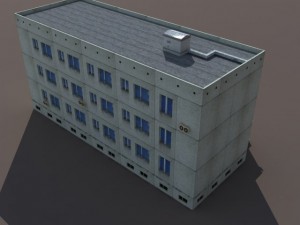 residential buildings pack Model 3D