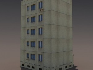 residential buildings pack Model 3D