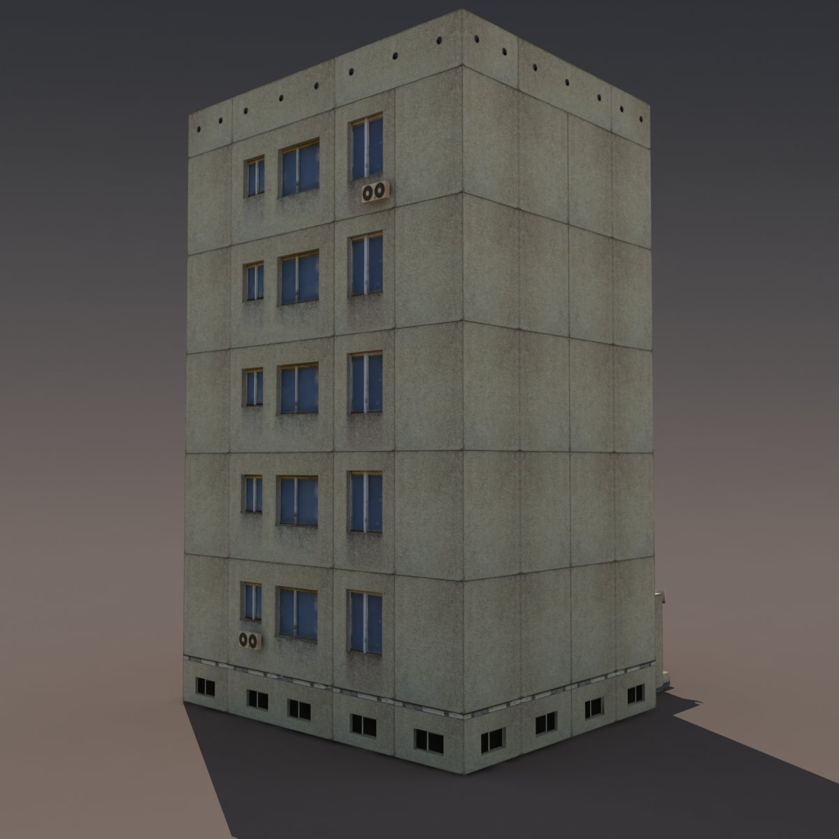 Effortless building 1.16 5. 3d model building Pack. Drawings of Multi-storey residential buildings.