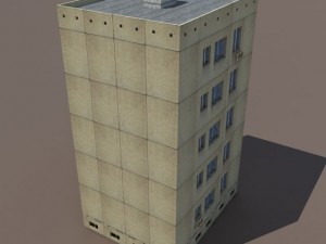 residential buildings pack Model 3D