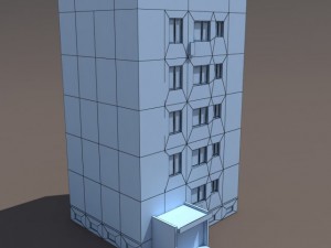 residential buildings pack Model 3D