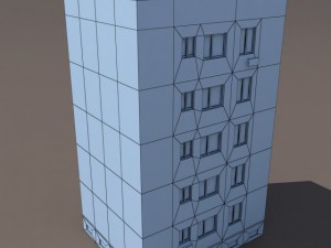 residential buildings pack Model 3D