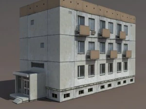 residential buildings pack 3D Model