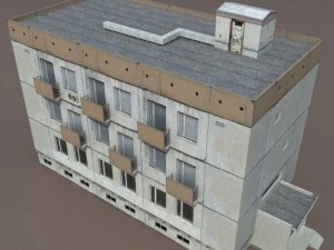 residential buildings pack 3D Model