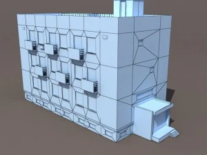 residential buildings pack 3D Model
