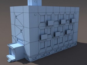 residential buildings pack Model 3D
