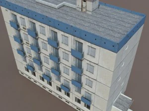 residential buildings pack 3D Model
