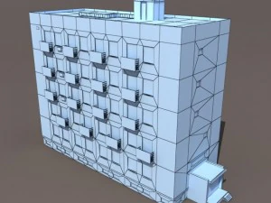 residential buildings pack 3D Model