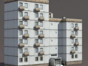 residential buildings pack 3D Model