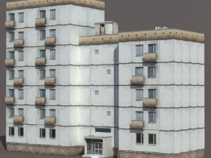 residential buildings pack 3D Model