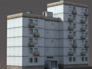 residential buildings pack 3D Model