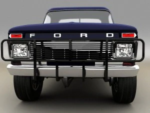 raccoglitore blu Modello 3D