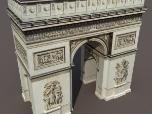 arc de triomphe 3D मॉडल