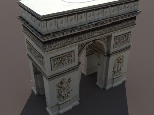 arc de triomphe Model 3D