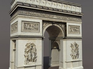 arc de triomphe Model 3D
