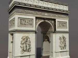 arco di trionfo Modello 3D