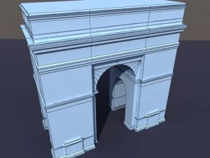 arco di trionfo Modello 3D