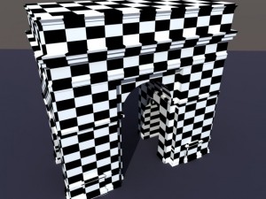 arc de triomphe Model 3D