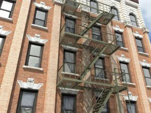 fire escape stairs low poly 3D Model