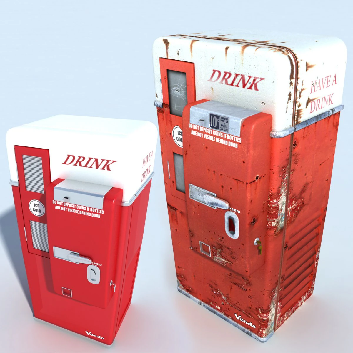 drink automate new old 3D Model .c4d .max .obj .3ds .fbx .stl .blend