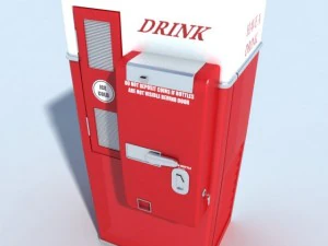 drink automate new  old 3D Model