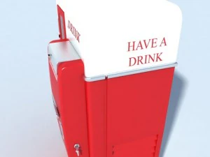 drink automate new  old 3D Model