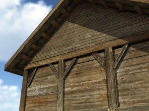barn low poly 3D Model
