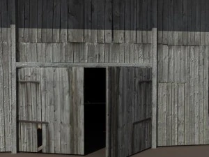 old barn low poly 3D Model