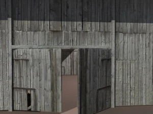 old barn low poly 3D Model