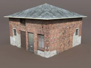 barn low poly 3D Model
