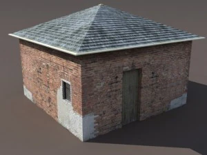 barn low poly 3D Model
