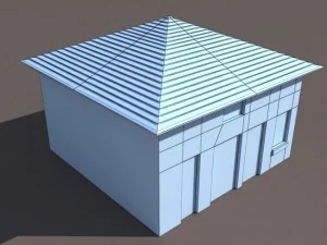 barn low poly 3D Model