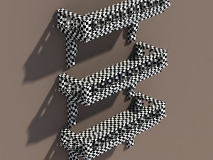 balkony low poly lods 3Dモデル