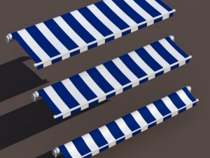awning 3 stages 3D Model