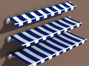 awning 3 stages 3D-Modell