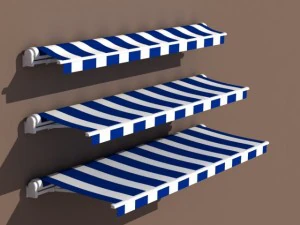awning 3 stages 3D Model