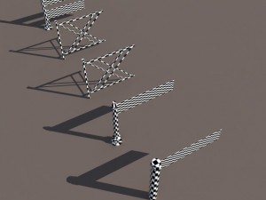 fence low poly 3D Model