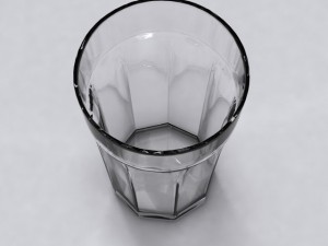glass low poly 3d with turbosmooth 3D-Modell