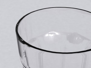 glass low poly 3d with turbosmooth 3D-Modell