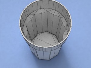 glass low poly 3d with turbosmooth 3D-Modell